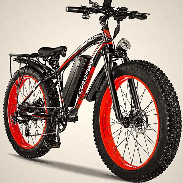 1500W Electric Bikes for Adults 34MPH 60Miles City Mountain 26" Fat Tire E-bike