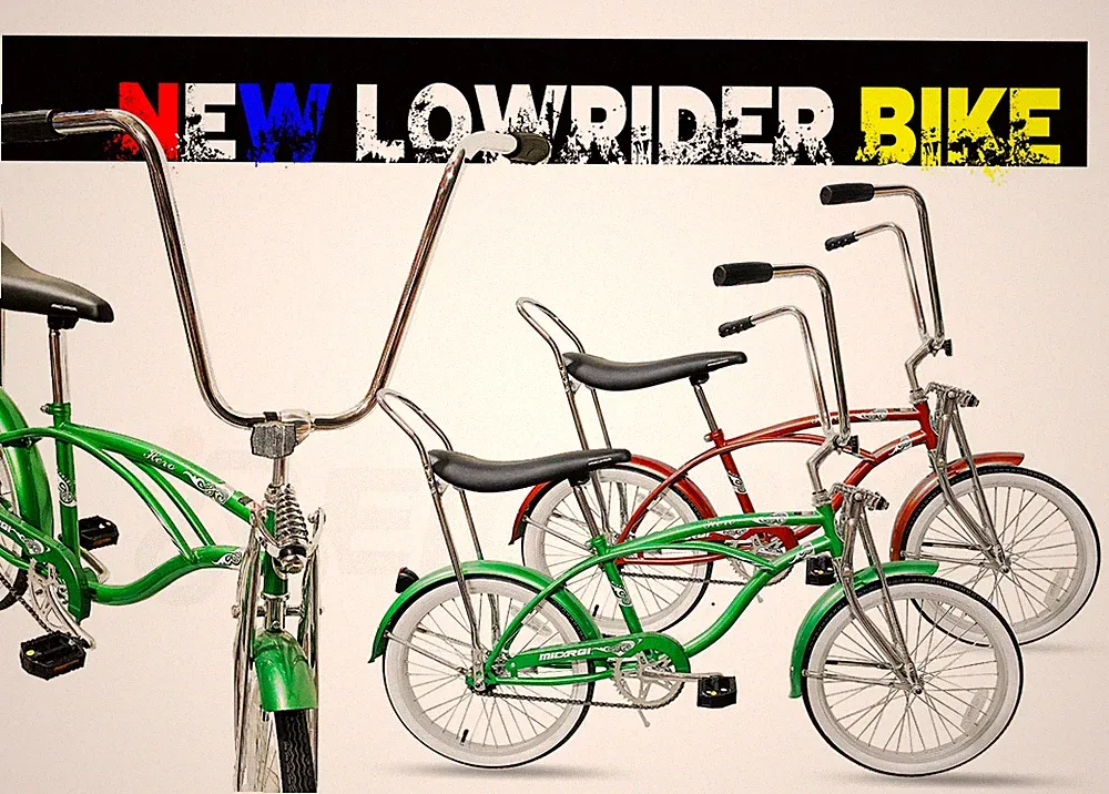 20" Hero Lowrider Bicycle springer end fork Rise Handlebar Classic Cruiser Gift