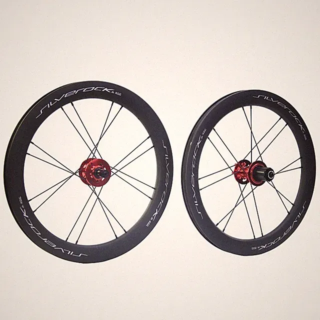 20Inch 406 Carbon Fiber Folding Road Bike Wheelset Disc Brake 6 Pawl 72 Ring Hub