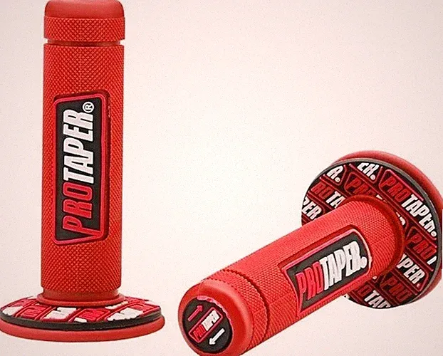 7/8" Handle Grips Dirt Bike 22m 24mm Grips Motorcycle Ergonomic Ba Color: Red