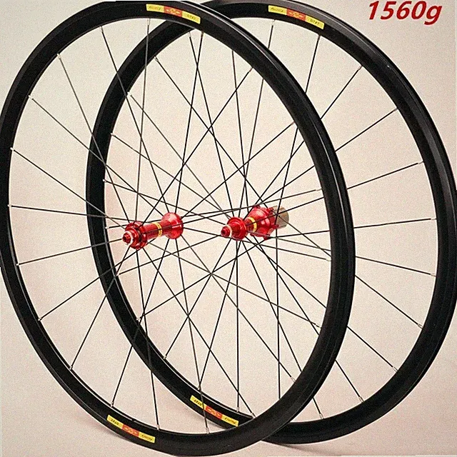 700C Ultralight Road Bicycle Wheelset 16/21Hole V Brake Clincher Bike Wheels