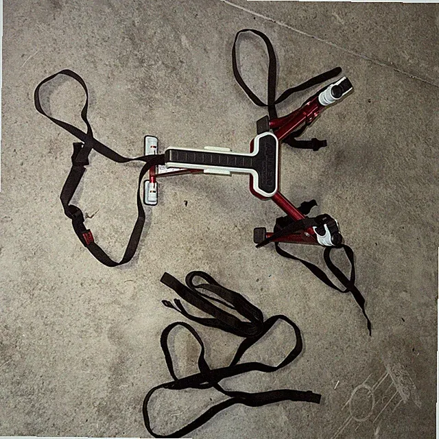 Allen Sports AL01 Collapsible Single Bike Bicycle Rack Red
