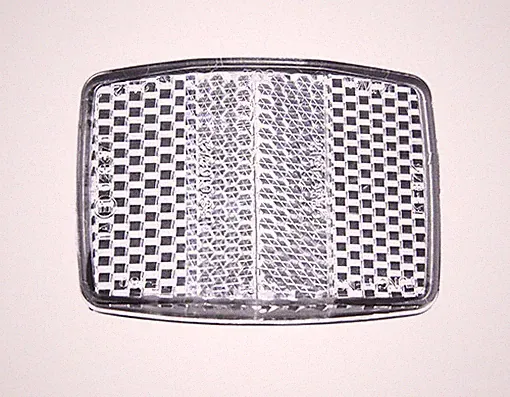 ALTA Bike Clear Front Reflector & Rear Red Reflector Bicycle 40X50mm