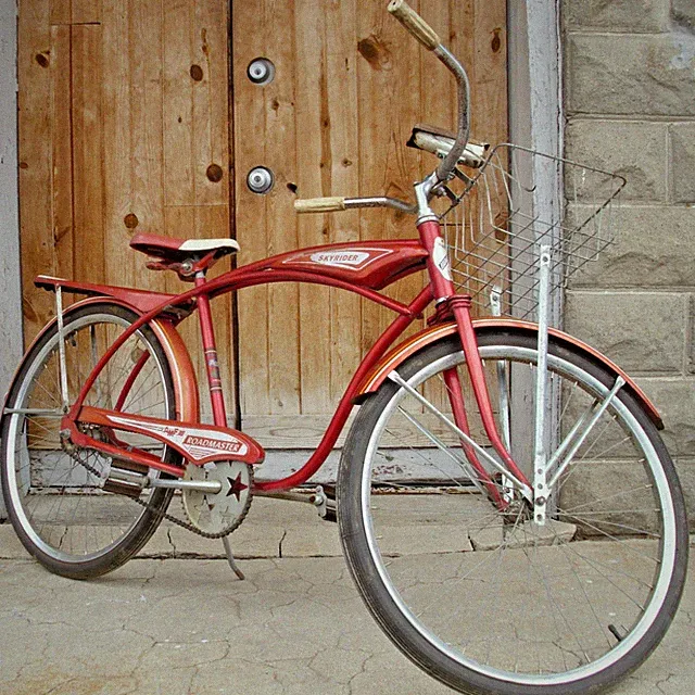 AMF SKYRIDER ROADMASTER 1960s CRUISER BICYCLE 26" IN RED NICE