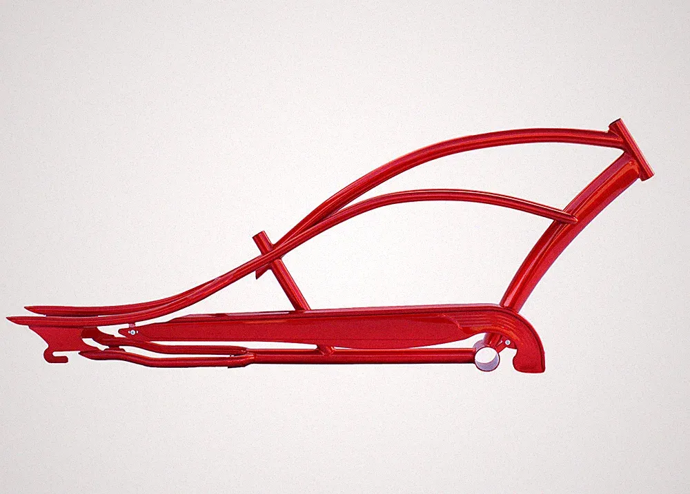 Bicycle Frame 26" inch Mustang Cruiser Bike Frame with Chain Guard Micargi Frame