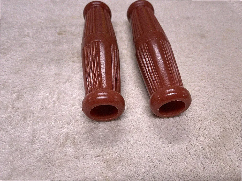 BICYCLE GRIPS Brick Red Messinger Tandem Grips