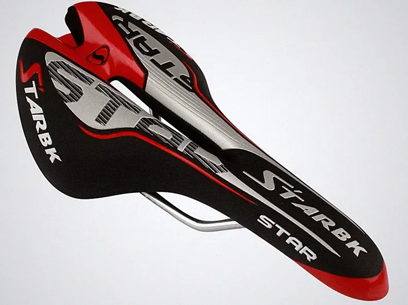 Bicycle Saddle Skidproof Bike Seat Cushion Bicycle Parts Road Mountain bike, Red