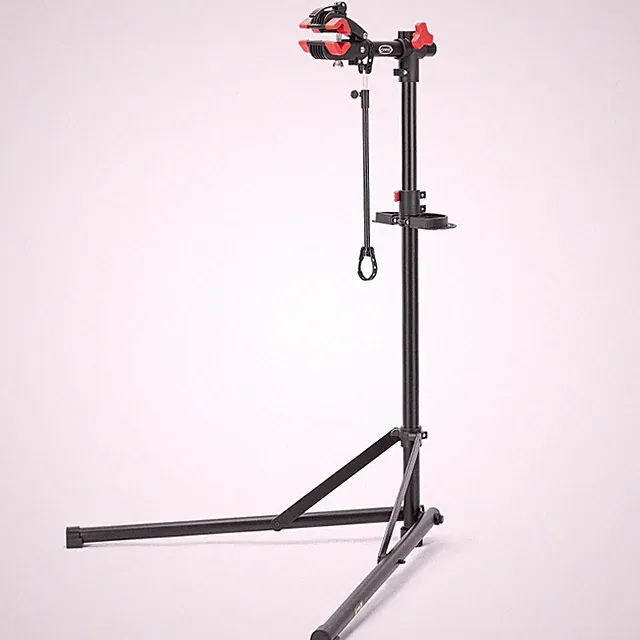 Bike Repair Stand - Maintenance Workstand for Mountain and B: Black Red