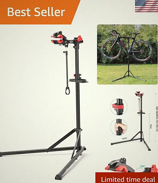 Bike Repair Stand - Maintenance Workstand for Mountain and Road Bikes