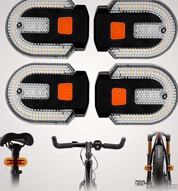 Bike Tail Light with Turn Signal, Bicycle Turn Signals Rear Bike Light Remote Co