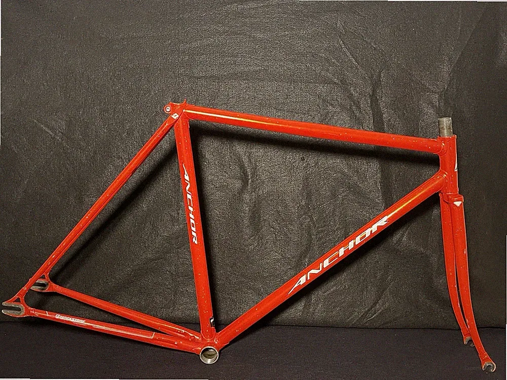 Bridgestone Anchor 53cm NJS Track Bicycle Frameset Red Fixed Gear Fixie FGFS