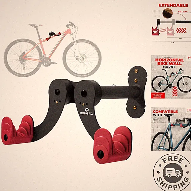 Build Your Bike Sanctuary: Sturdy Wall-Mounted Bike Rack for Home & Garage