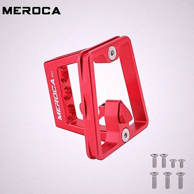 Folding Bicycle Front Bag Raised Base Aluminum Alloy Front Carrier Mount Adapter