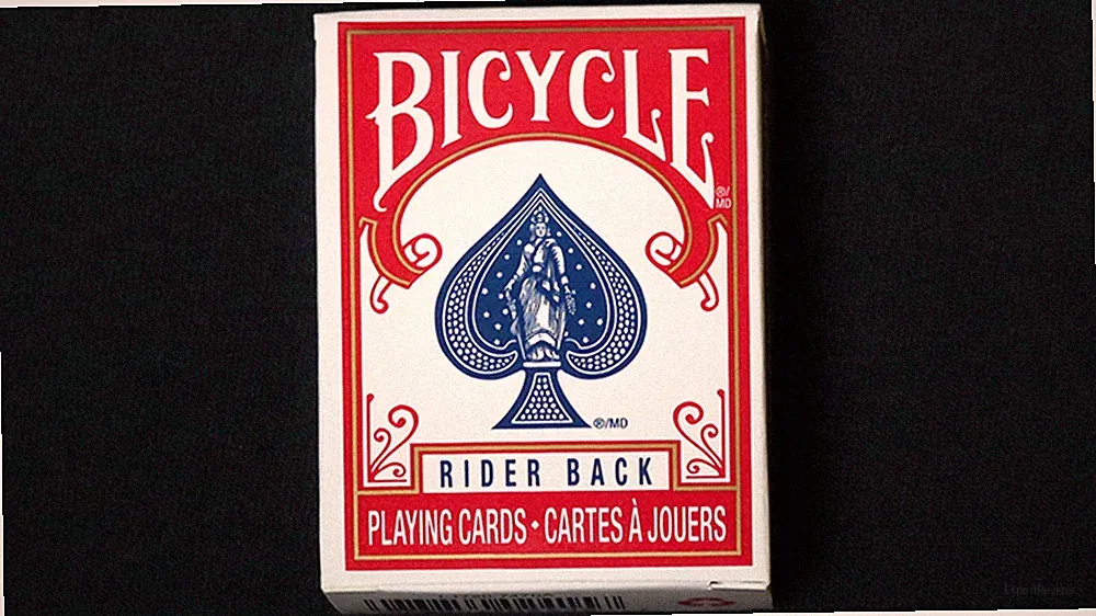 Mini Bicycle Cards (Red)