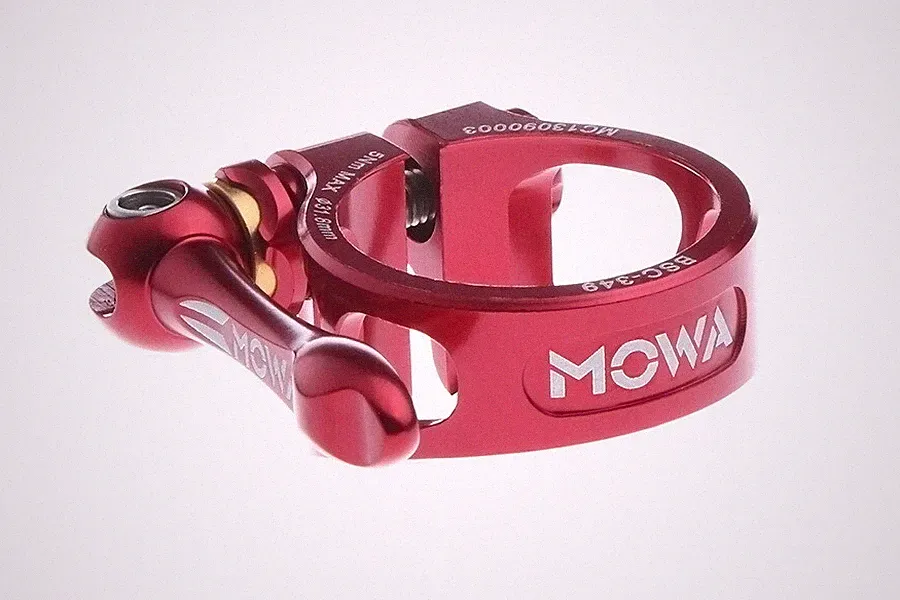 Mowa Bsc Road Mountain Cyclocross eBike Bicycle Qr Seatpost Clamp 31.8MM Red