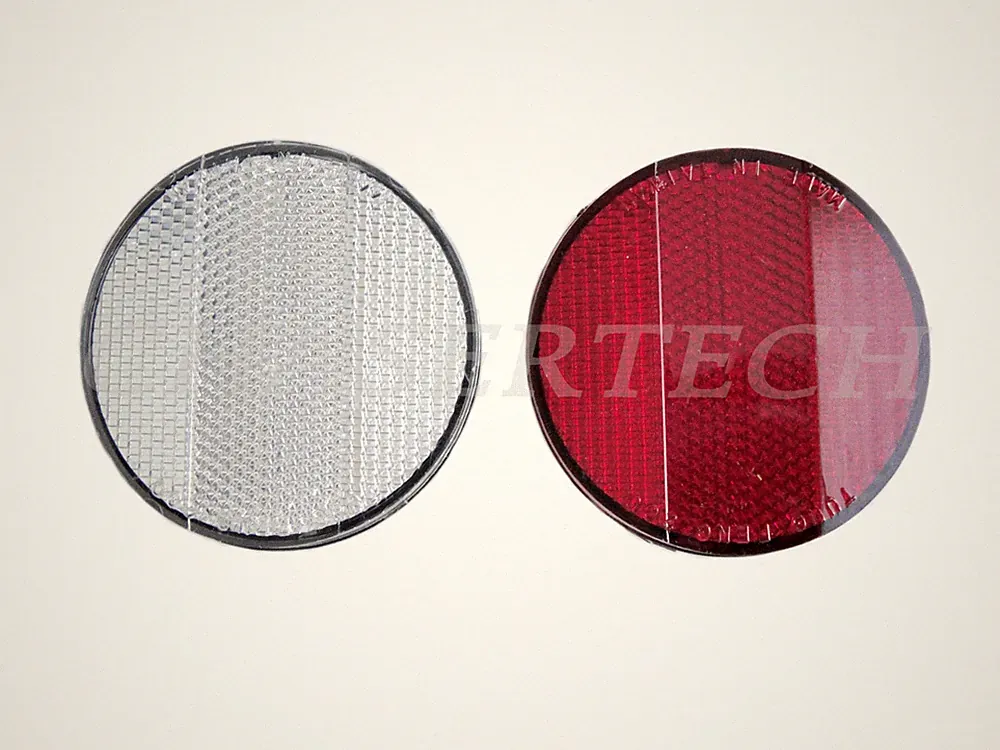 MTB Road City Cruiser Bicycle Bike 2-1/2" Round Reflectors 1 Pair