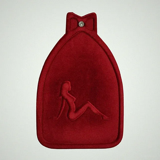 NEW! Pretty Lady Velvet Fender Mudflap RED Lowrider Bicycles Cruiser Bicycle