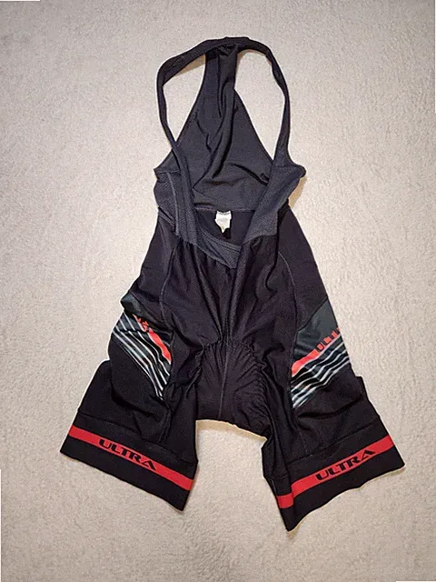 Performance Bicycle Ultra Women's Cycling Bib Shorts Size Medium Black Red
