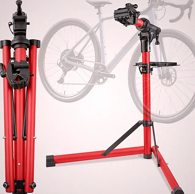 Portable Heavy Duty E-Bike Repair Stand - Max 110 lbs, Aluminum Workstand
