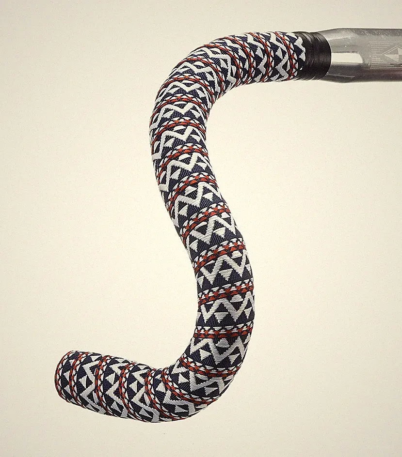 PRO+ BTP Woven TRI-ANGLE RED/WHITE/BLUE Touring Bicycle Bike BTP Handlebar Tape