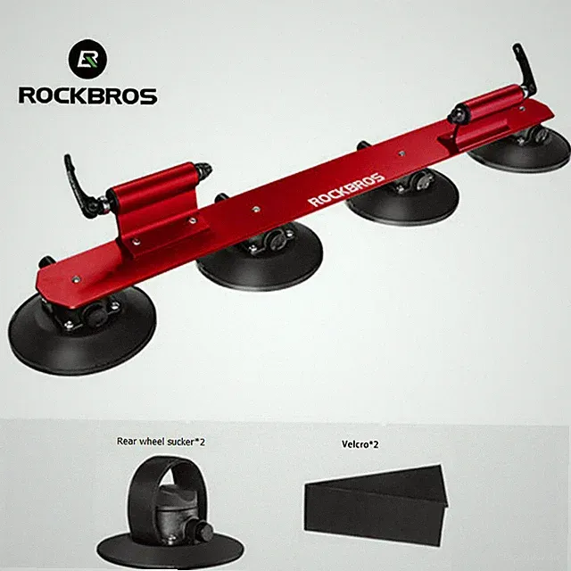 ROCKBROS Bicycle Suction Rooftop Quick Installation Bike Carrier Roof Car Rack