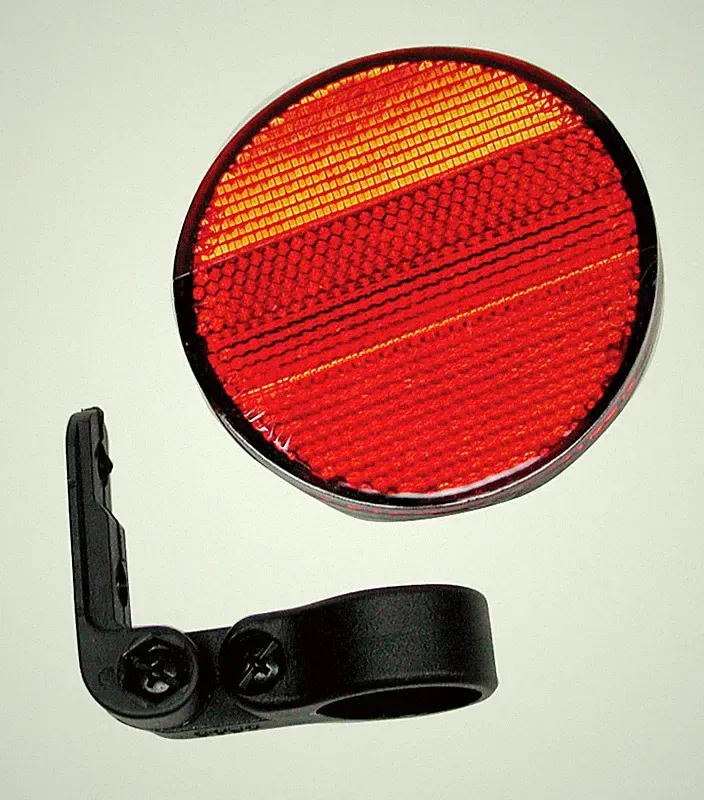 Sunlite Rear Bicycle Reflector-Round-Red
