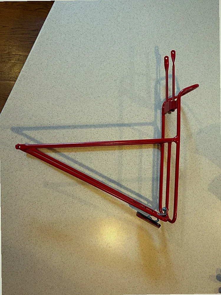 Sweet Vintage Red Cannondale Touring Rear Aluminum Bicycle Rack Carrier