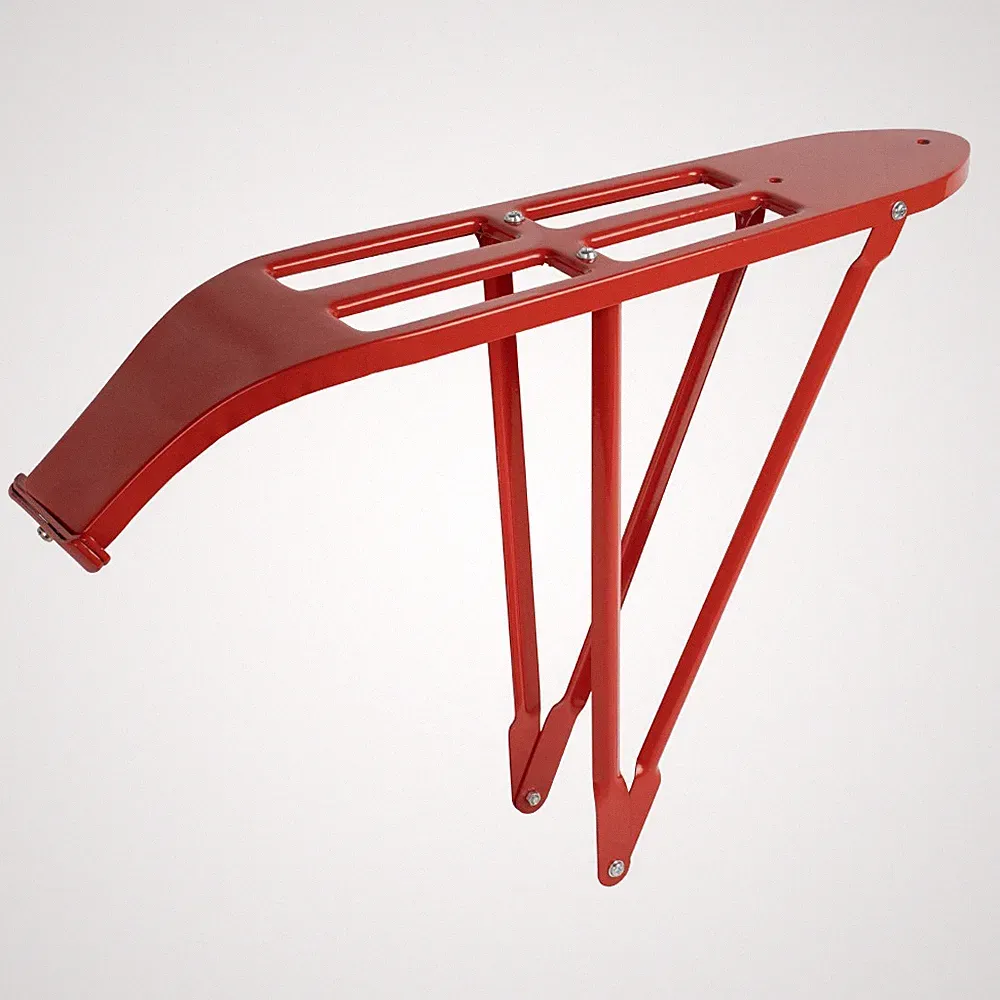 VINTAGE SCHWINN PHANTOM BICYCLE 4 HOLE RACK PANTHER CRUISER BIKE CARRIER RED